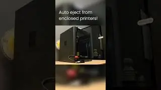 Auto Eject from Enclosed Bambu Lab Printers &mdash; Door Opener for High-Temp Printing (2025)