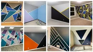 100 Diseños de PiNTURAS para PAREDES 2025 | PARED CON FIGURAS GEOMETRICAS | PAREDES DRCORADAS