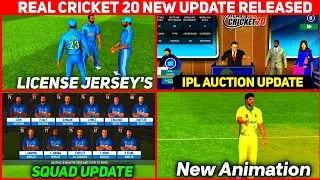 Real Cricket 20 New Update Released !! Rc20 Update V.5.5 Full Review | Real Cricket 20 Update Today