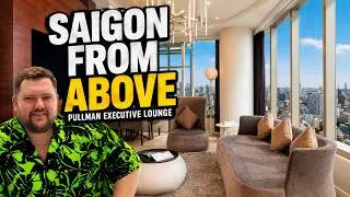 Unlimited Cocktails & 30th Floor Views! Pullman Saigon Centre Executive Lounge 🇻🇳