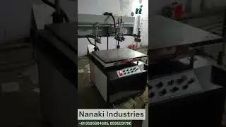 Superprint Flat Screen Printing Machine #printingmachine #screenprintingmachine #nanakiindustries