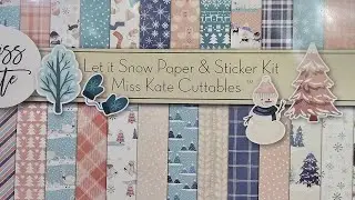 Maggie Holmes Project Life Cards Destash Haul, Miss Kate Designs Let It Snow Kit, & FREE TAGS!