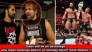 Dean Ambrose returns 2018 | WWE Monday Night Raw 6 august 2018 Highlights