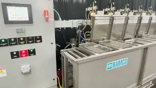 RAMCO Automated Citric Passivation System with A/B Basket Processing