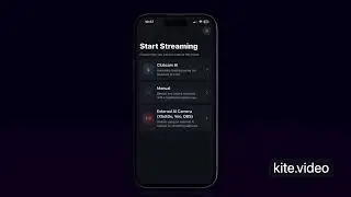 Manually Streaming a Game on Clubcast Cam App