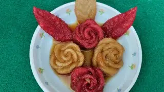 How to make Miniature Ros&eacute; Flower Pitha| Mini Golapful Pitha Recipe|viralvideo+mini cooking+minifood