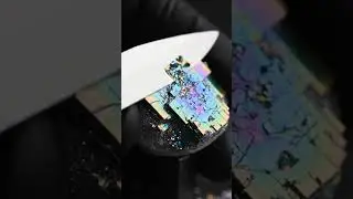 Polished metal peeling ASMR