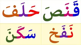 تعلم القراءة والكتابة | قراءة كلمات ثلاثية مع حركة الفتح| تعلم الاملاء|Arabic_alphabets