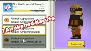 I Awakened Naruto in blockman go Anime Showdown