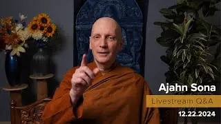 Прямой эфир из Биркена: вопросы и ответы о Дхамме с Аджаном Соной (22.12.2024)