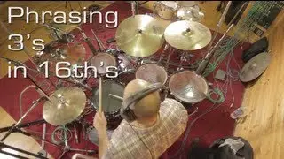 Phrasing 3's in 16th's - Drum Tutorial