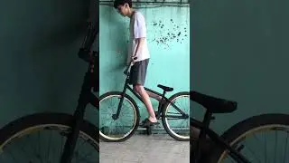 Tập Drift Bằng Xe Đạp #shorts