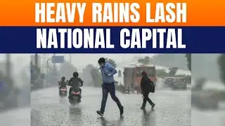 Heavy Rain Lashes Delhi | Visuals From RK Puram | News9