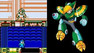 Jupiter Stage: Original vs Mega Man Maker
