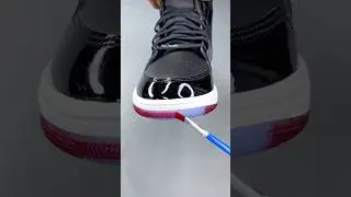 Custom Shoes Jordan 1s How To Dye Sneaker Soles Permanent Sole Dye Red