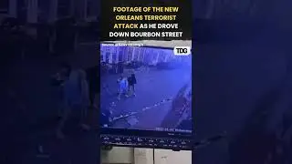 #watch | Footage of the New Orleans terrorist attack as he drove down Bourbon Street