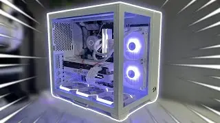 MONTEI MEU NOVO PC GAMER FULL WHITE - Lian Li O11 | AMD | Rog Strix