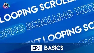 Create Diagonal Looping Scrolling Text Animation | Ep.1 Basics to Make Text Scrolling