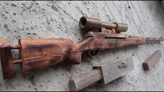 Wooden Sniper Rifle M24  PUBG MOBILE With Steel Ball Bullets