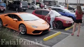 LAMBORGHINI GOLD DIGGER PRANK - 16 YEAR OLD PICKING UP GIRLS