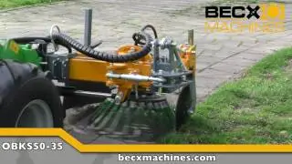 Edger weed brush Becx Machines OBKS50 35 on Avant 528