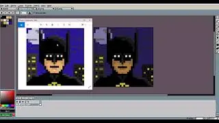 Monkpunkz NFT - Creating Batman in 32 pixels using Aseprite