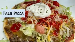 Taco Pizza | Taco pizza recipe | Taco Tuesday recipe