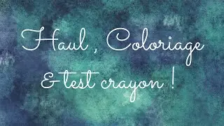 haul et coloriage avec arteza expert
