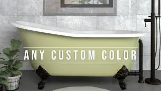 Custom Finishes For Freestanding and Clawfoot Tubs