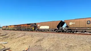 Triple Headed One Rail (Ex-Genesee & Wyoming) Coal Train - GWU002 XRN011 GWU011