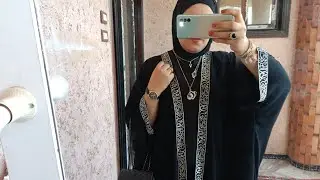 قص وخياطة عبايه خليجي شيك جدا #عبايات_خليجية #عبايات #تفصيل_وخياطة