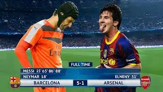 The Day Messi Humiliated Petr Čech and Arsenal