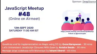 Meetup#48 Manage large codebase with Monorepo by Ishant Oberoi