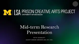 Michigan Prisons Creative Arts Project Video