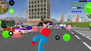 Spider Stickman Rope Hero Mafia Gangster Vegas Gameplay