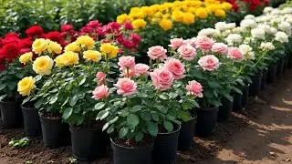 Wholesale Plant Market Rose flower || Cheapest Plant market in India