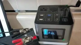Dash Cam With A Extended Battery Life.Using a Solar Generator.