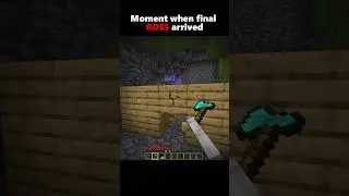 Moment when final BOSS arrived #minecraft