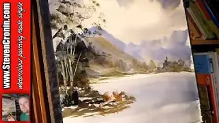 Watercolour Painting Tutorial - Buttermere, Lake District
