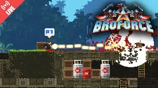 Bros Being Bros: Playing Broforce with Subscribers! 💪