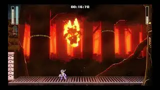 Mega Man 11 - Playground Boss Battle: Torch Man Gold 19:28