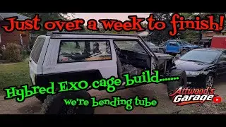 Running out of time.  Building the hybrid exo cage for the Wildcard.