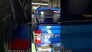 manual roller #cover +cross bar+bike carrier #truckaccessories  #truck#pickup #offroad #crossbar