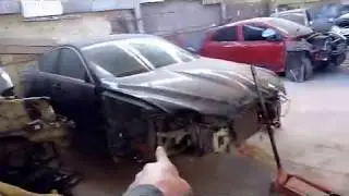 How to remove engine Jaguar XF AJ-V8 Gen III transmission ZF 6HP28 Como desinstalar motor Jaguar XF