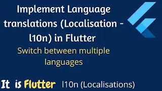 Implement multiple language selector (dropdown) & translations in Flutter | Step by Step | Part2