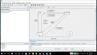Collaboration diagram for hospital management system using  ArgoUml