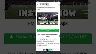 How To Install Football Manager Mobile 2026