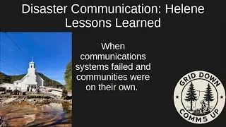 Disaster Communication Lessons Learned Helene