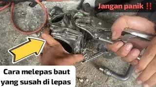 cara melepas baut yang susah di copot 