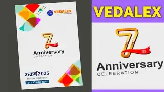 Vedalex 7th anniversary celebration book | vedalex business 7th anniversary celebration utkarsh 2025
